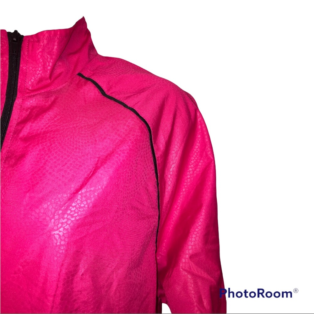NWOT Everlast Women's Jacket Full Zip Windbreaker Pink Size L